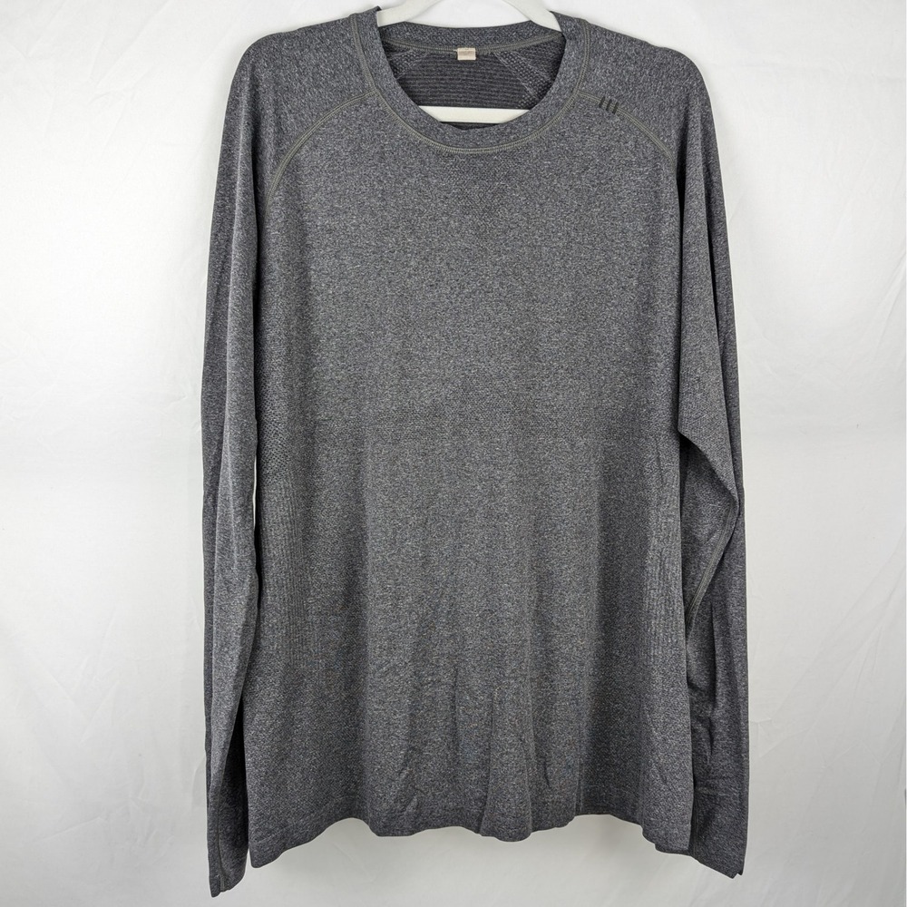 lululemon athletica Men's Long Sleeve Crewneck - Heather Gray